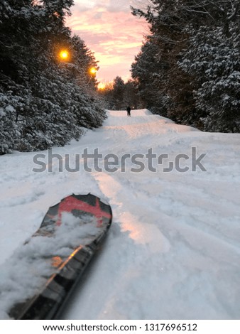 Ski trails in Maine