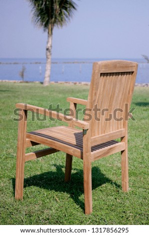 Teak chair garden furniture 
