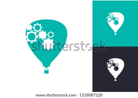 Balloon Mechanic Logo Inspiration Template
