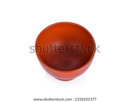 Chinese Cup on white background