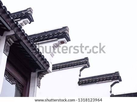 Horse head wall in Huizhou architecture