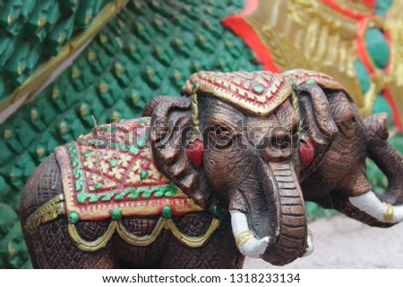 Thai Elephant Sculpture