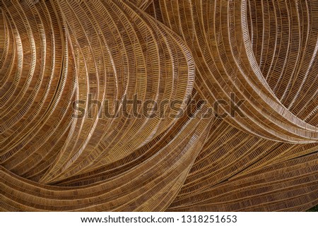 The background of wooden was perforated design