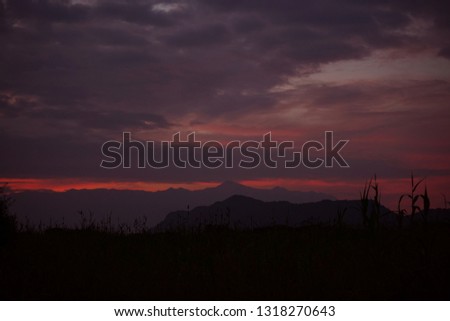      Sky Landscape is a famous symbol of Coimbatore India. Picture taken during sunset. a perfect landscape for tourist places                           