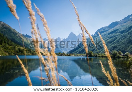 magnificent mountain lakes of the Caucasus
