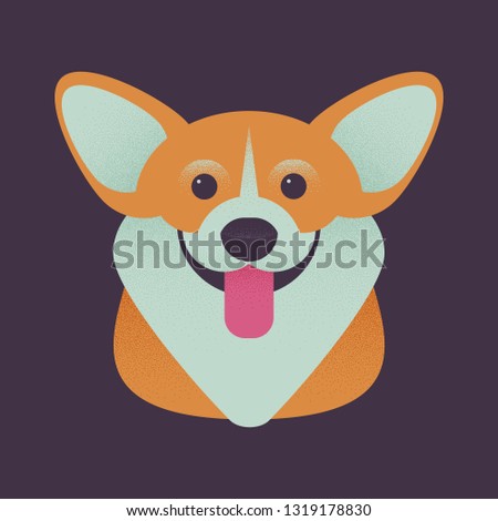 Corgi dog logo