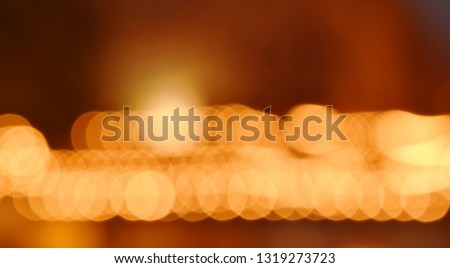 Blurring of candle light background and texture
