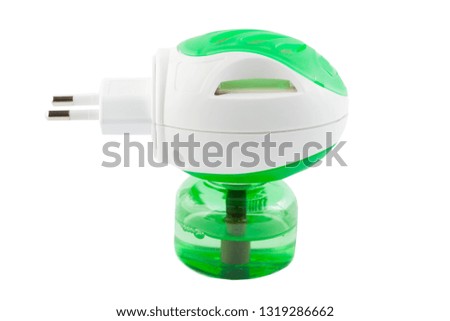 green fumigator with liquid isolate