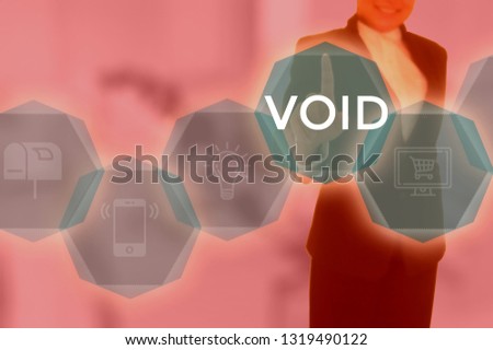 VOID - technology and business concept