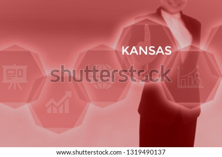 KANSAS - technology and business concept