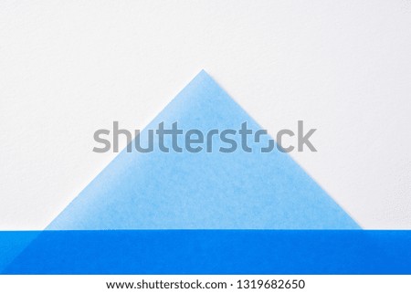 Design concept - blue paper background for mockup