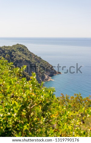 Europe, Italy, Cinque Terre, Corniglia, a large body of water