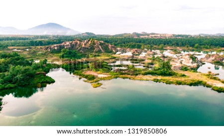 in Malaysia penang Froghill Tasek Gelugor landscape Royalty-Free Stock Photo #1319850806