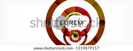 Modern geometrical abstract background design
