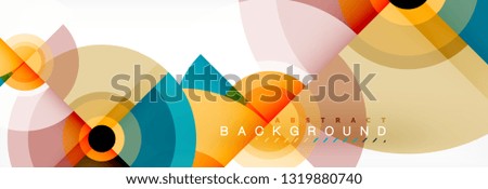 Abstract background circle design vector