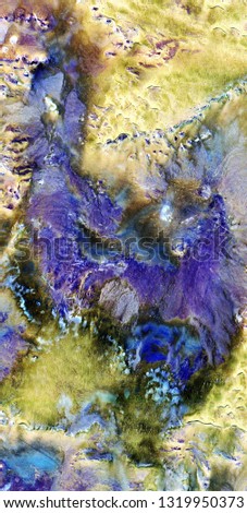Abyssal colors, abstract photography of the deserts of Africa from the air. aerial view of desert landscapes, Genre: Abstract Naturalism, from the abstract to the figurative, 