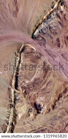 step, abstract photography of the deserts of Africa from the air. aerial view of desert landscapes, Genre: Abstract Naturalism, from the abstract to the figurative, 