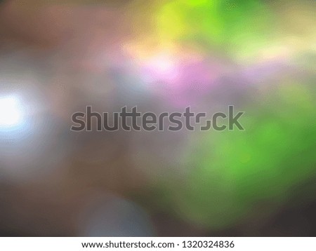 Bright colored blurred background, galaxy.