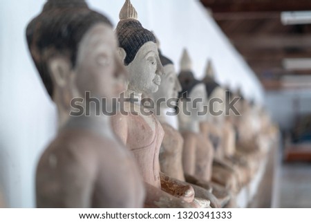 Thai buddha statue temple in thailand 