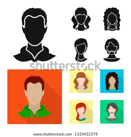 Vector illustration of professional and photo sign. Collection of professional and profile stock symbol for web.