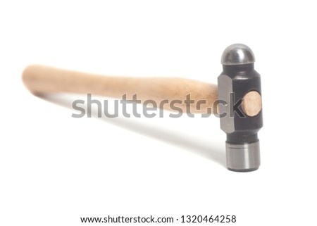 Jewelry hammer isolated on white background