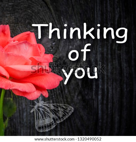 Thinking of you - card