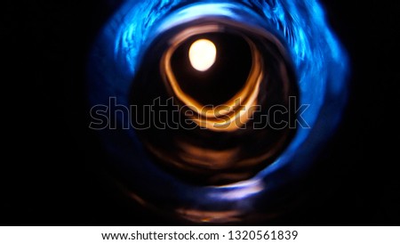 Blue - Brown (Abstract Eye Background)     