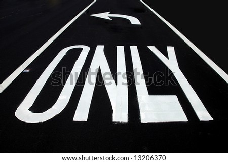 Left turn only or liberal politics direction