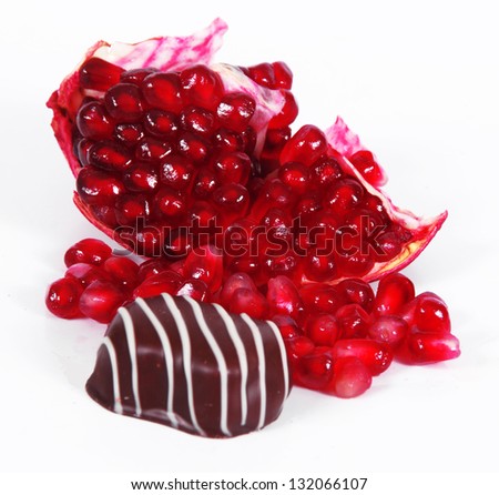 pomegranate & candy