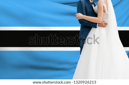 Husband and wife hugging - The concept of marriage in Botswana