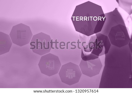 TERRITORY - technology and business concept