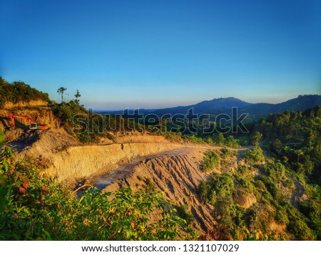Landscape picture of mountain
