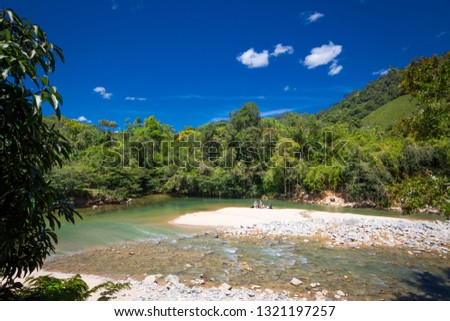 San Carlos is a municipality of antioquia, located in the Oriente subregion. beautiful ravine means a narrow passage between mountains that forms a kind of lake