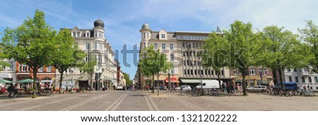 city of neumuenster in holstein germany Royalty-Free Stock Photo #1321202222