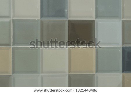 Square pastel colored pattern tile background