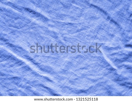 Blue fabric texture. Fabric with natural texture. Blue canvas texture