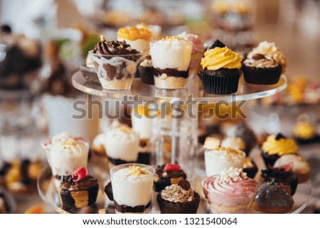 Candy bar and wedding decoration