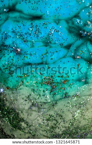 Galaxy Clouds and Glitter Abstract Sci-Fi Background