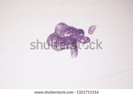 shiny lilac blot