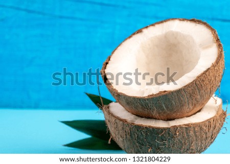 ripe and fresh coconut 