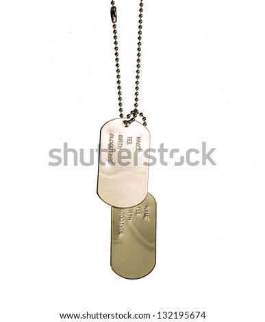 dog tag/army chains