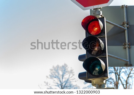 Traffic light red light