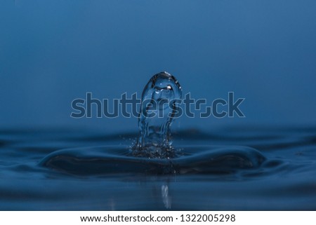 drops of clean water