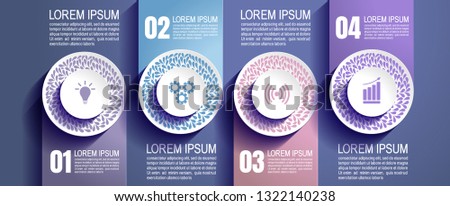 infographics business, process chart design template for presentation, abstract timeline elements, You can place relevant content in the area, vector illustration.