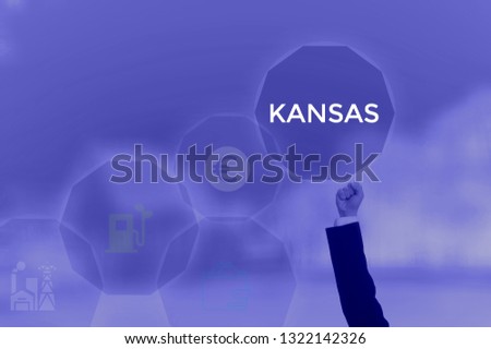 KANSAS - technology and business concept