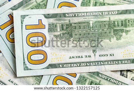 Money, 100 us dollars as a background. Business coins bills.