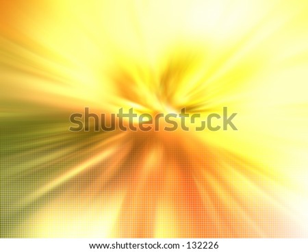 Blurred abstract with a sense of speed or big bang effect
