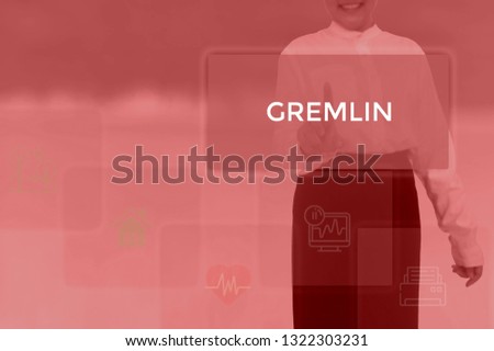 GREMLIN - technology and business concept 