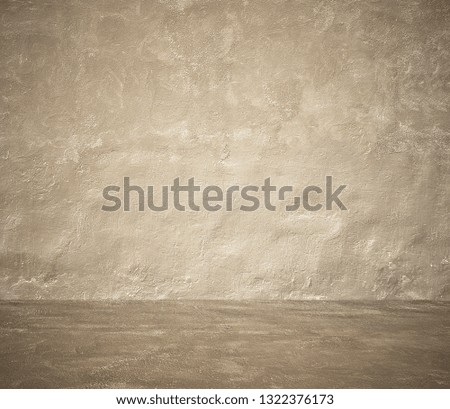 empty room with concrete wall, grey background