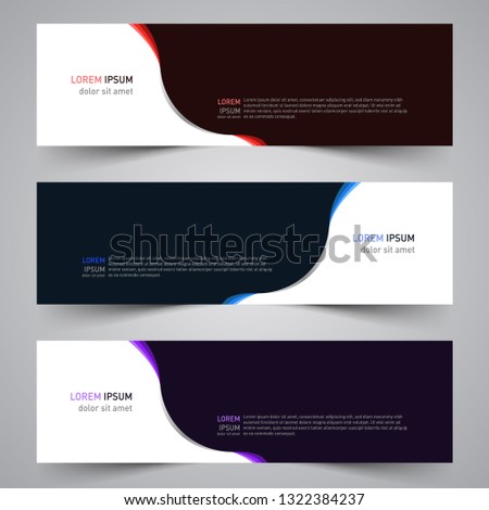 Modern colorful vector abstract geometric design banner template for your promotion